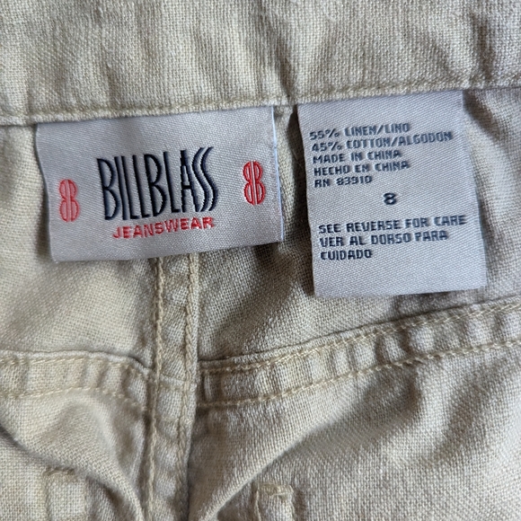 Tan Linen Slacks - Picture 3 of 3